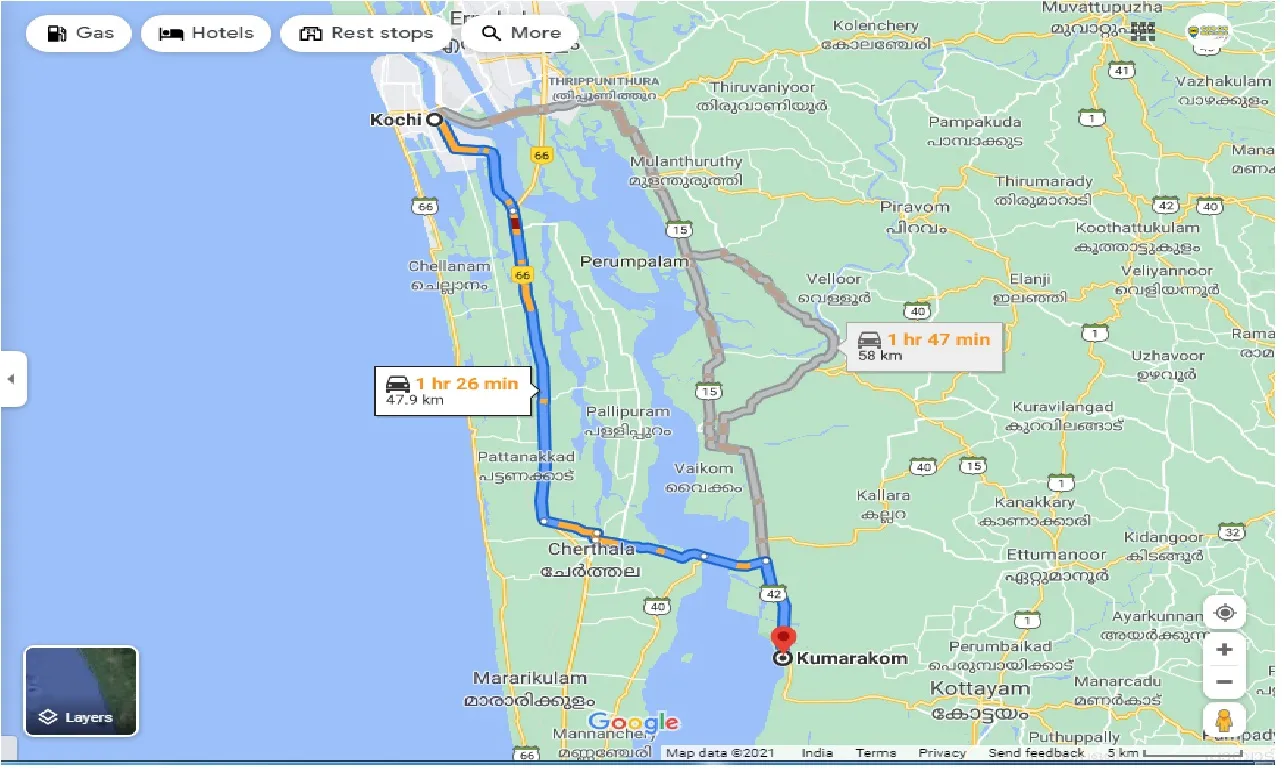 cochin-to-kumarakom-round-trip