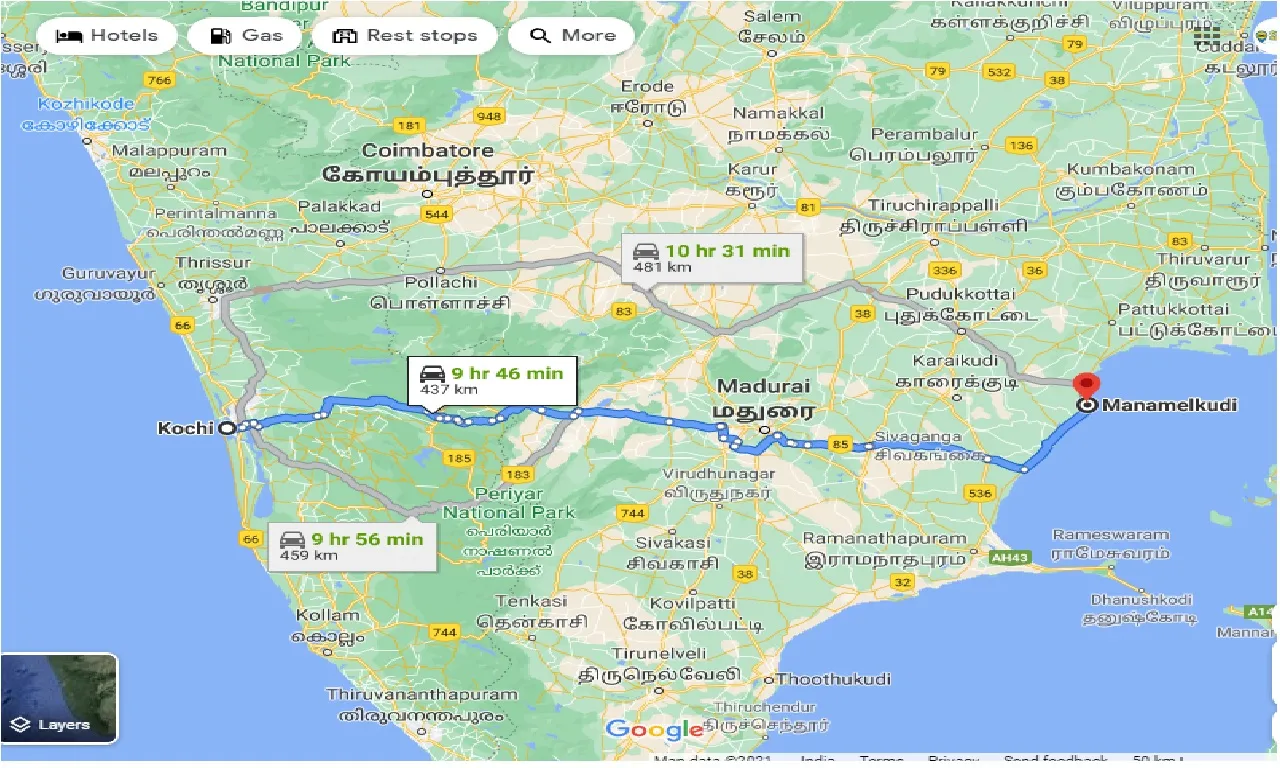 cochin-to-manamelkudi-taxi