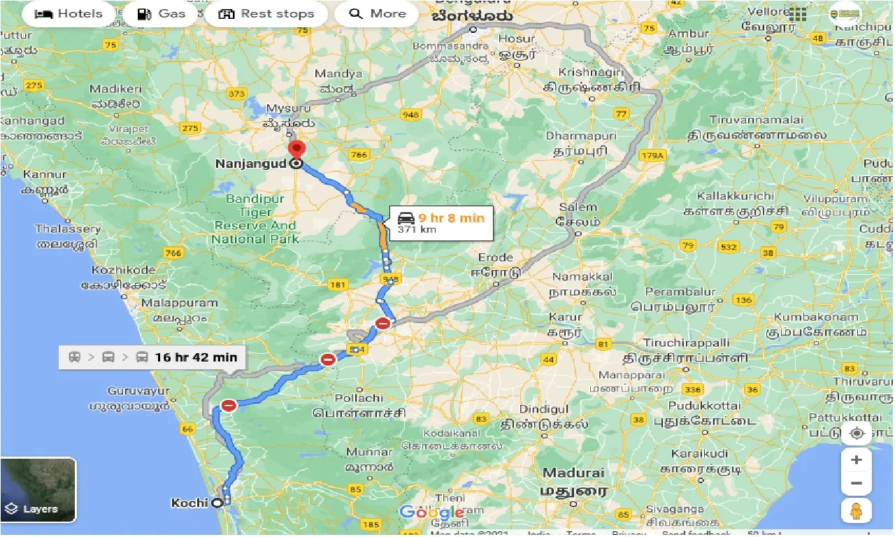 cochin-to-nanjangud-taxi