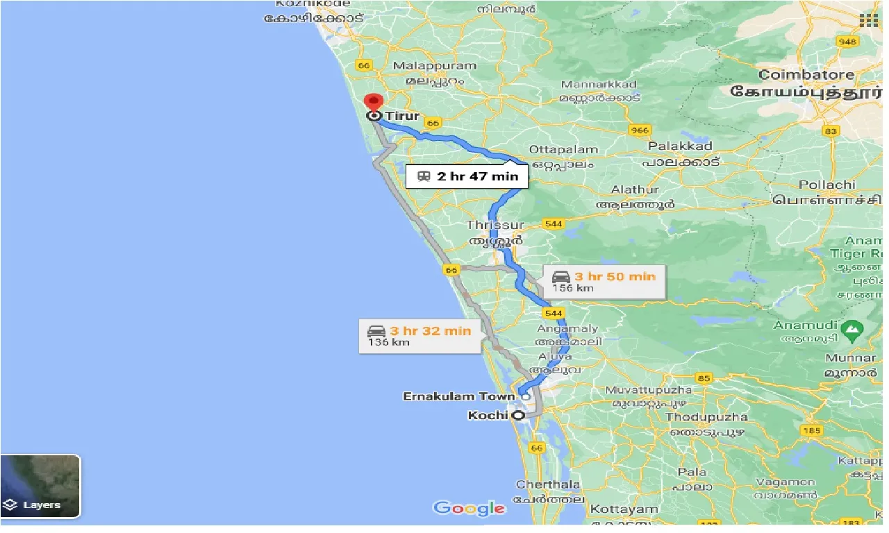 cochin-to-tirur-taxi
