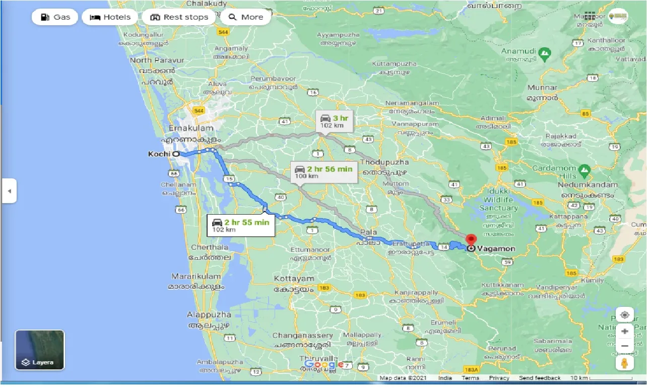 cochin-to-vagamon-one-way