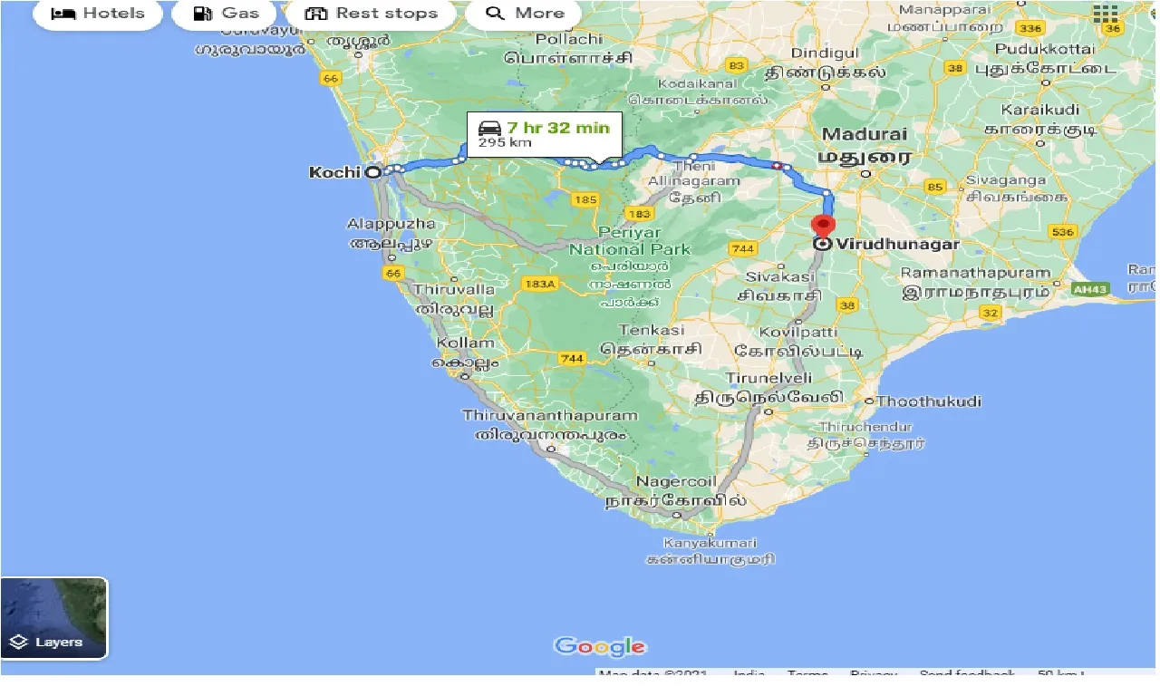 cochin-to-virudhunagar-taxi