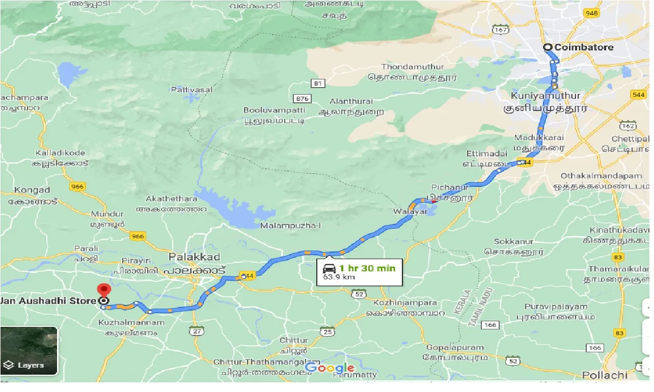 coimbatore-to-althur-one-way