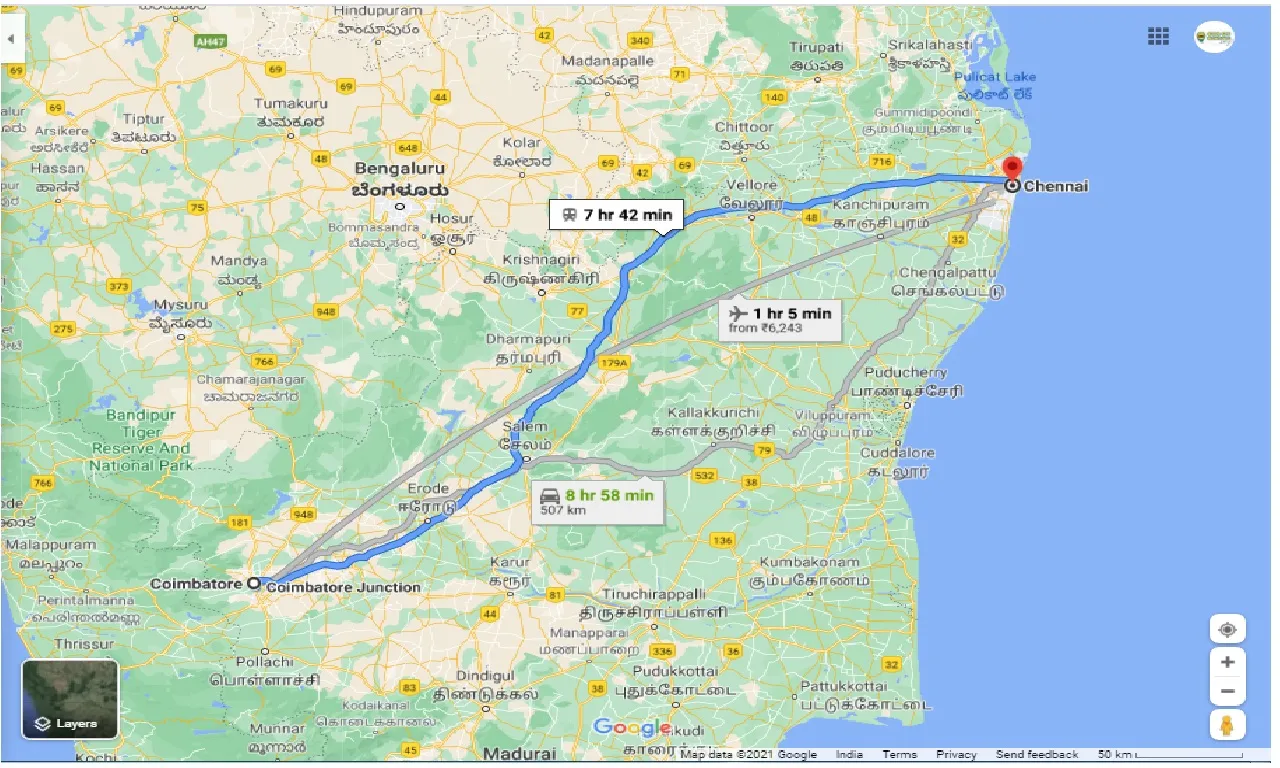 coimbatore-to-chennai-one-way