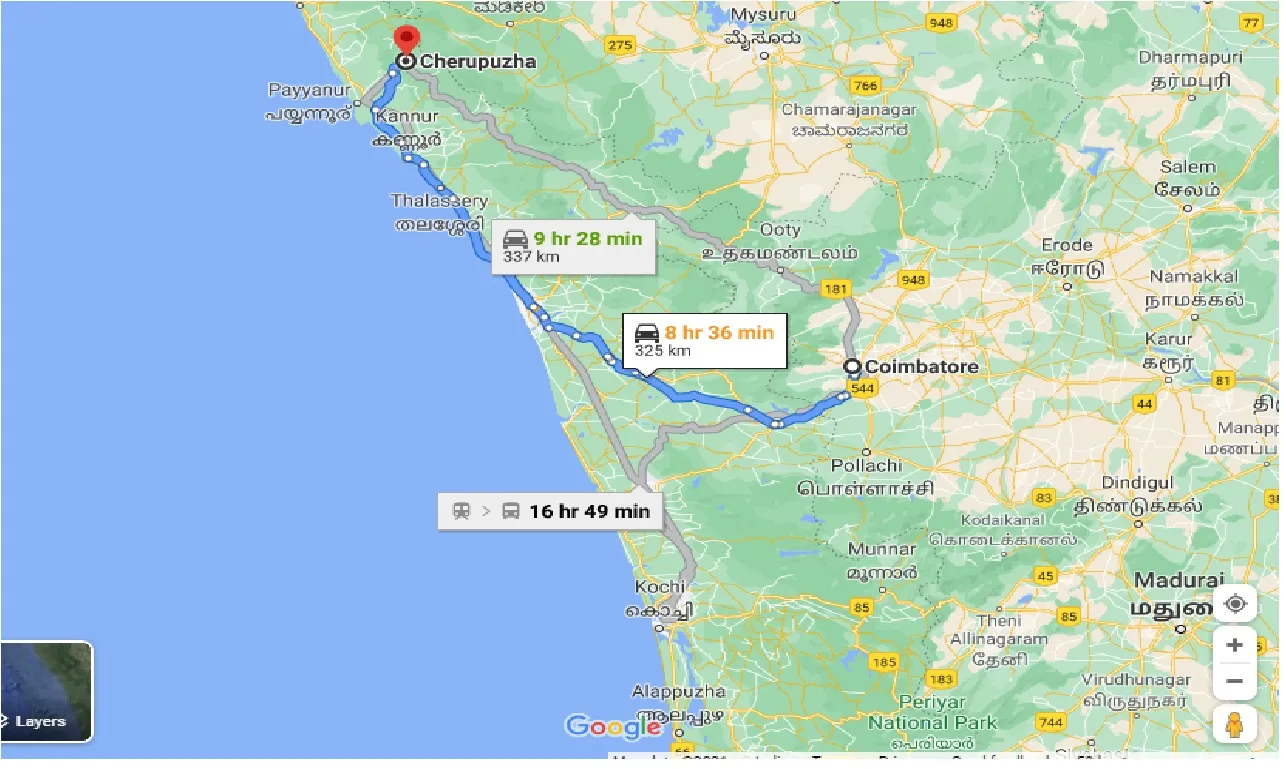 coimbatore-to-cherupuzha-taxi