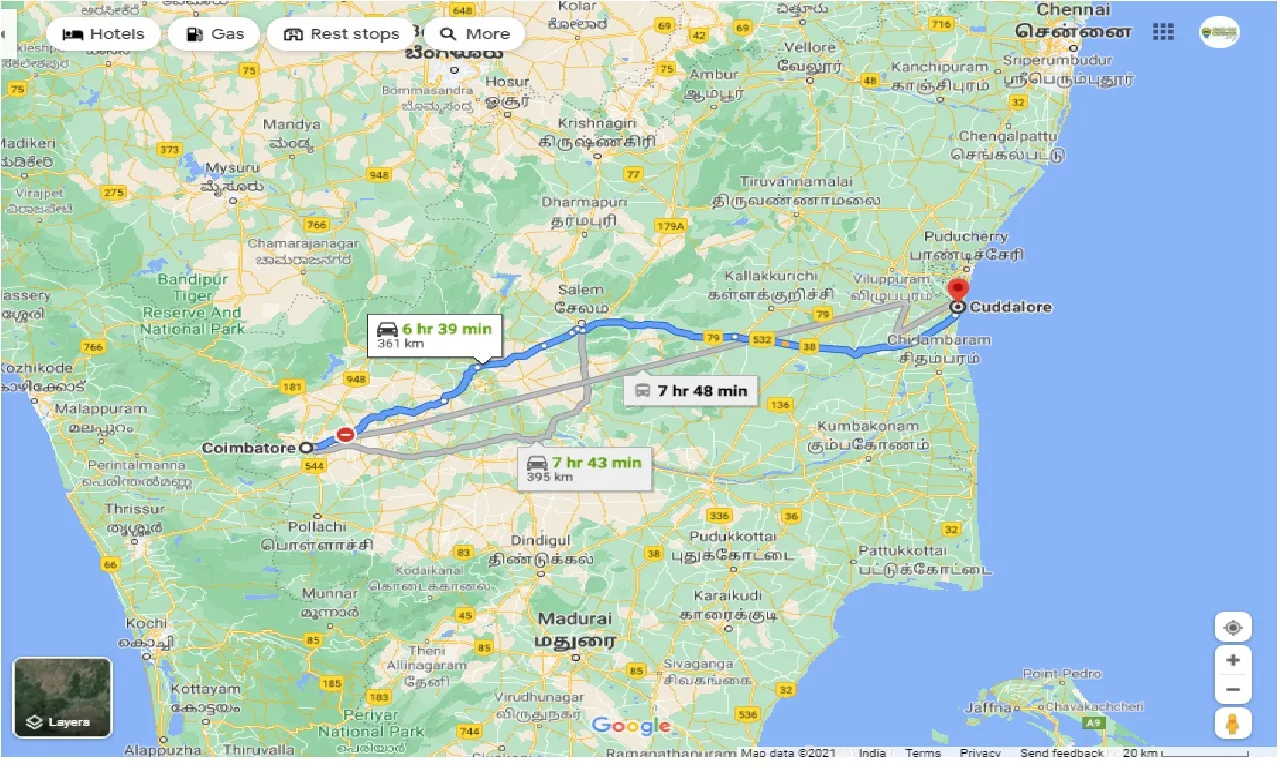 coimbatore-to-cuddalore-taxi