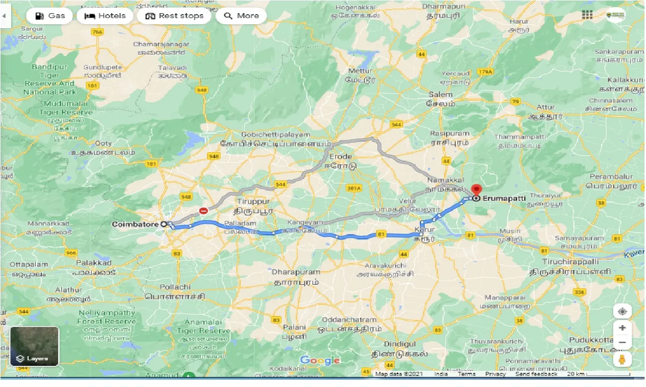 coimbatore-to-erumapatti-one-way