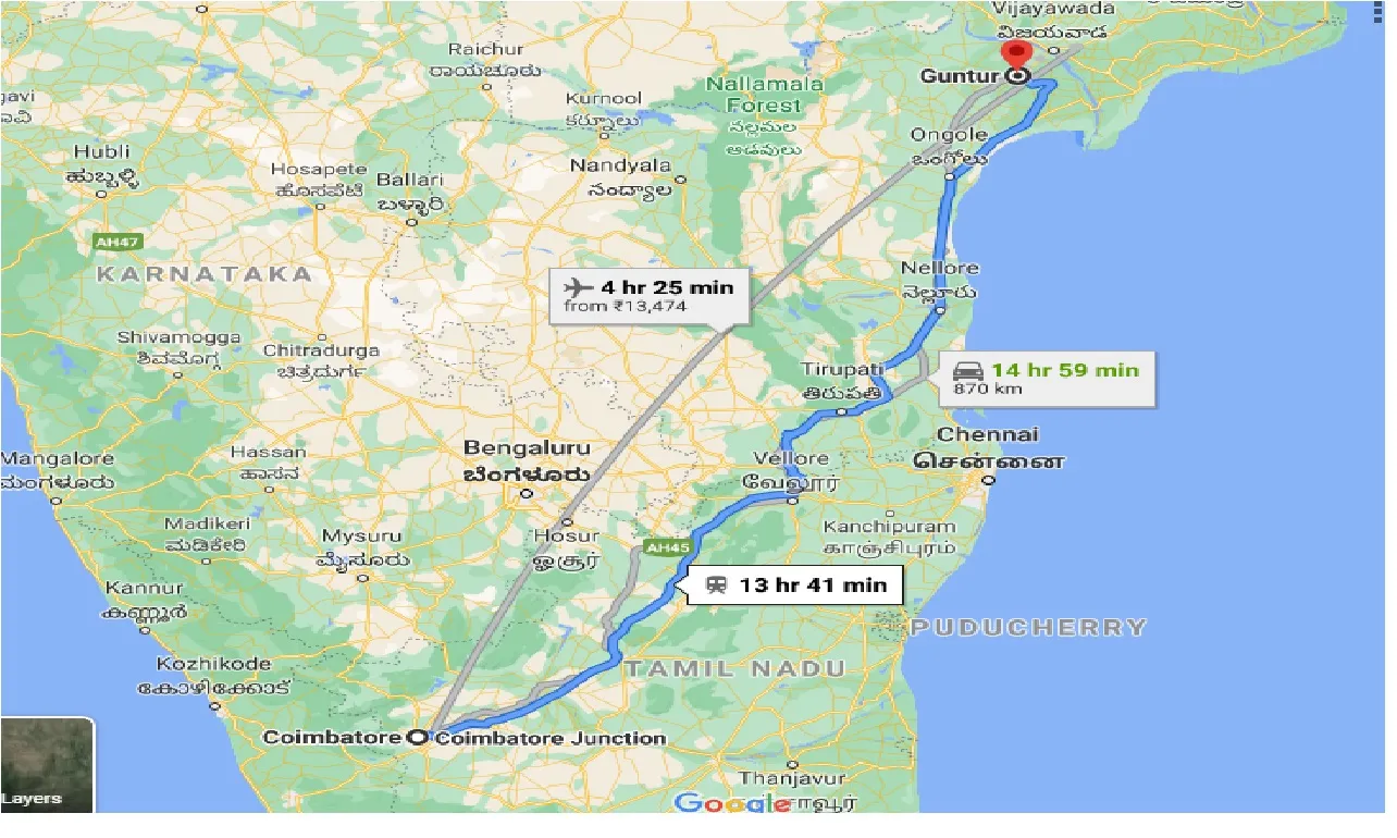 coimbatore-to-guntur-taxi