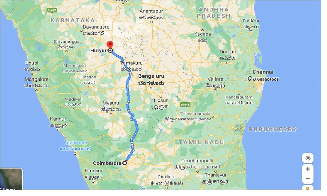 coimbatore-to-hiriyur-taxi