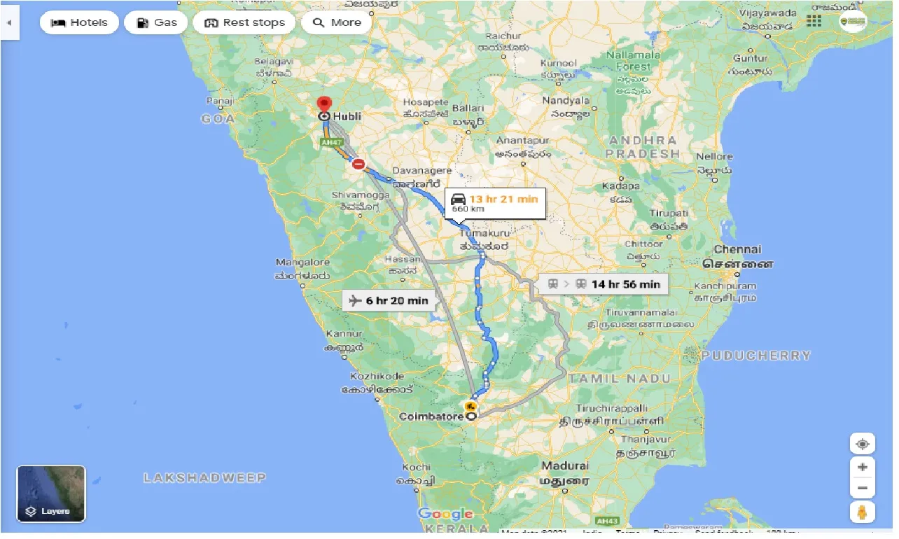 coimbatore-to-hubli-taxi