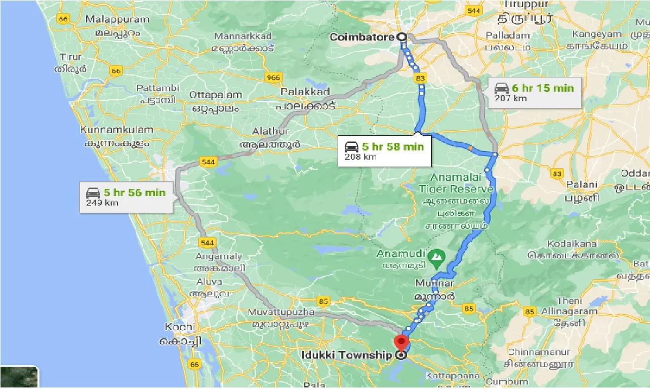coimbatore-to-idukki-twp-taxi