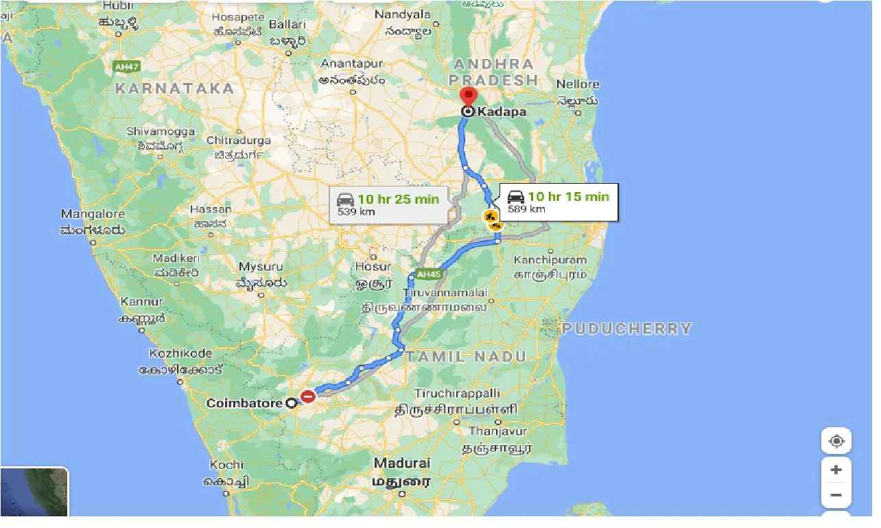 coimbatore-to-kadapa-taxi