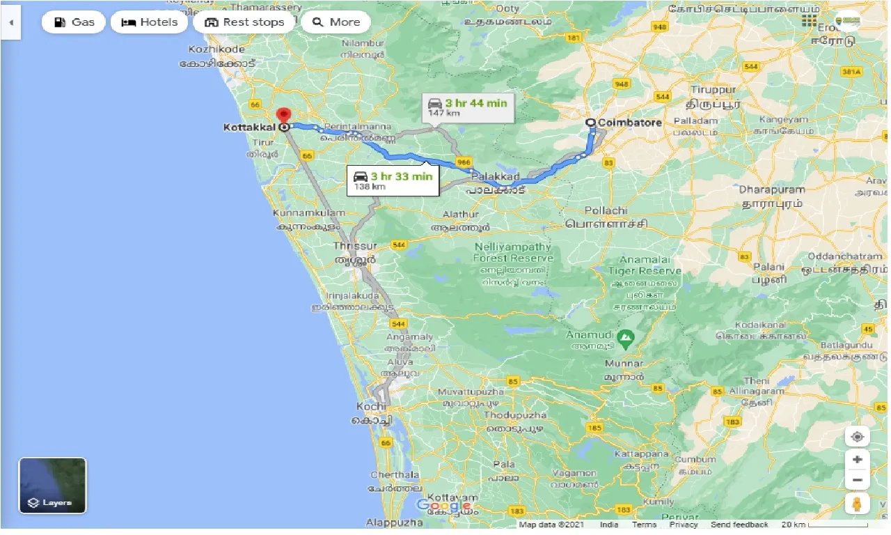 coimbatore-to-kottakkal-one-way