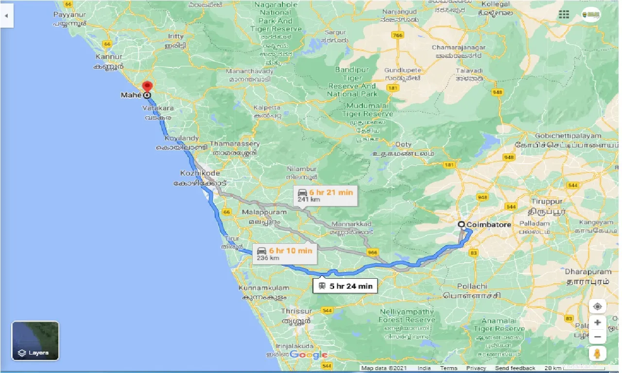 coimbatore-to-mahe-one-way
