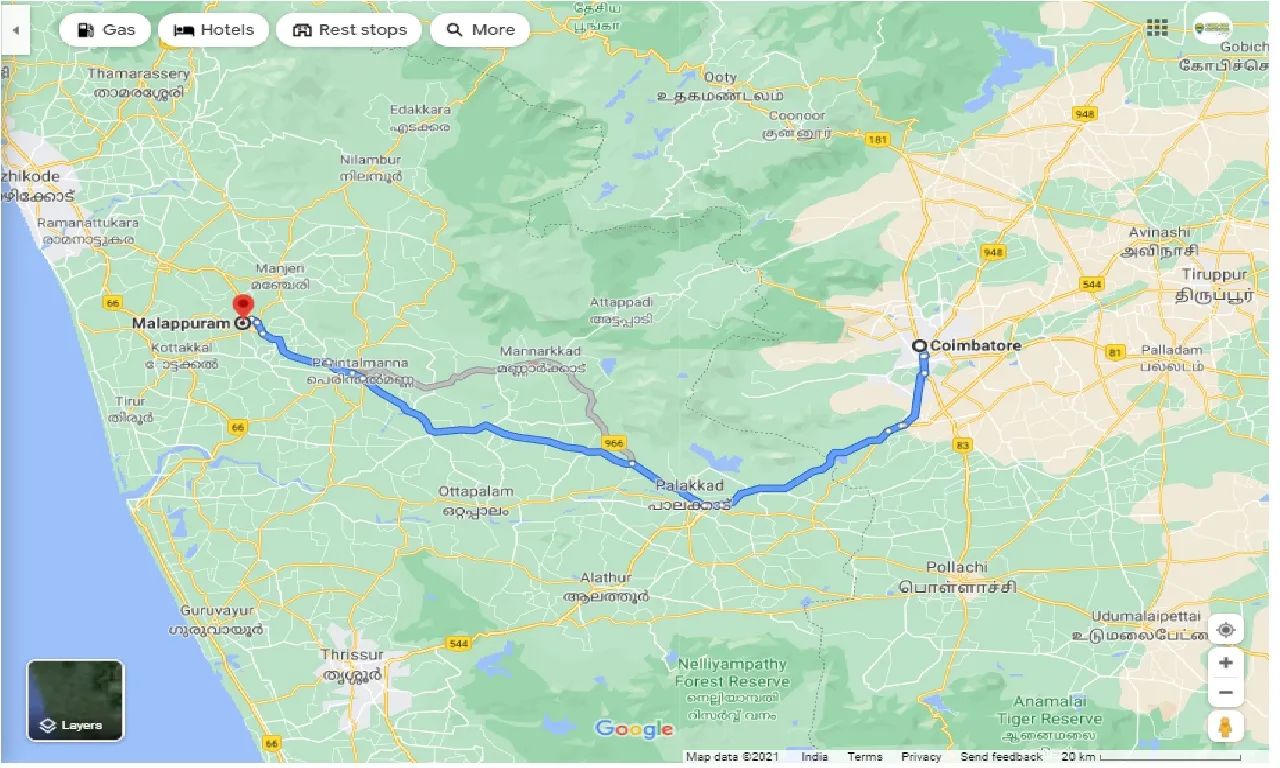 coimbatore-to-malappuram-taxi