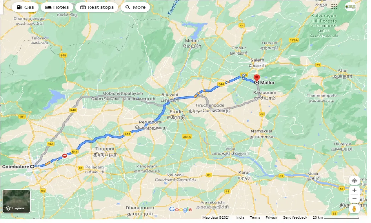 Coimbatore To Mallur Taxi coimbatore-to-mallur-taxi