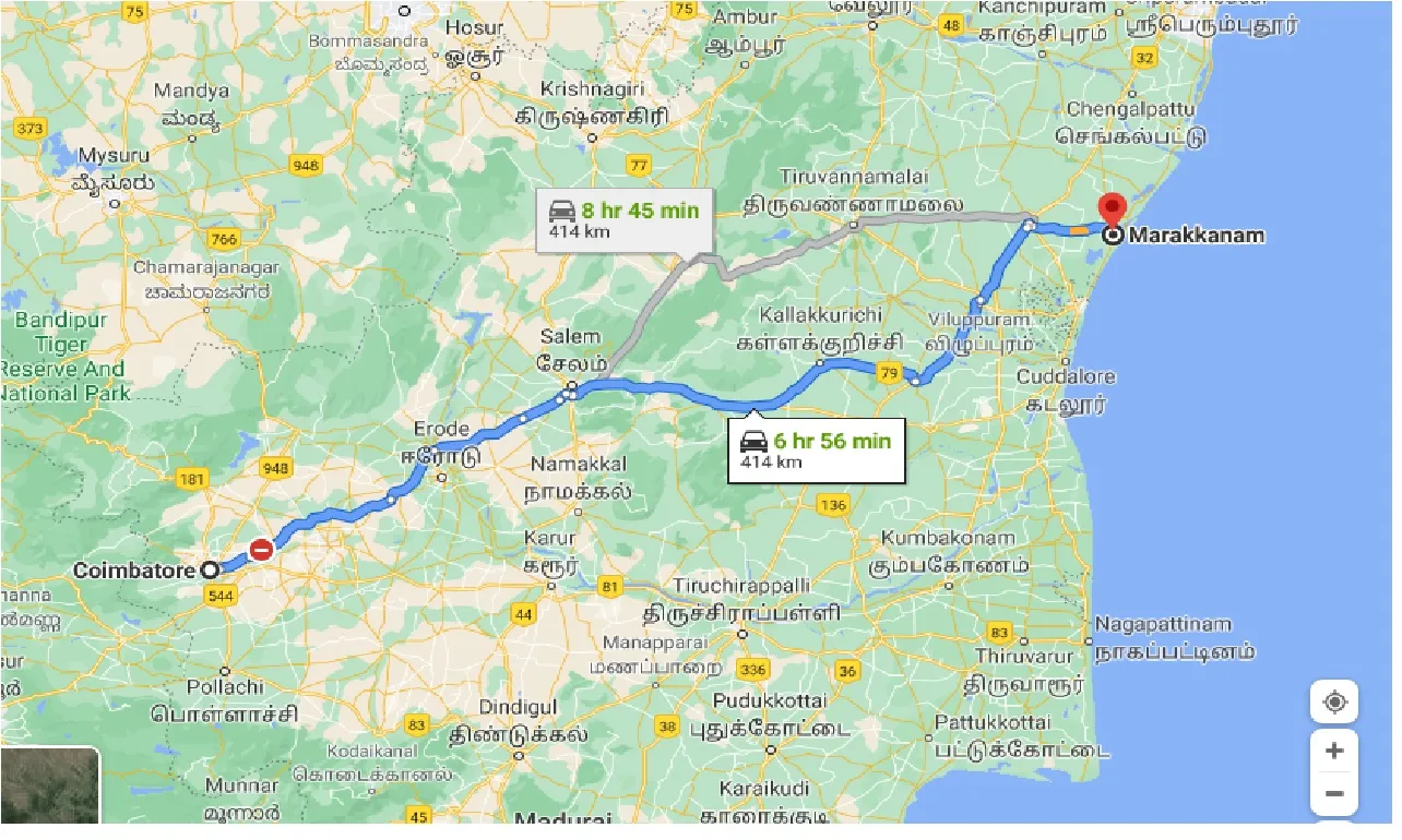 coimbatore-to-marakkanam-taxi