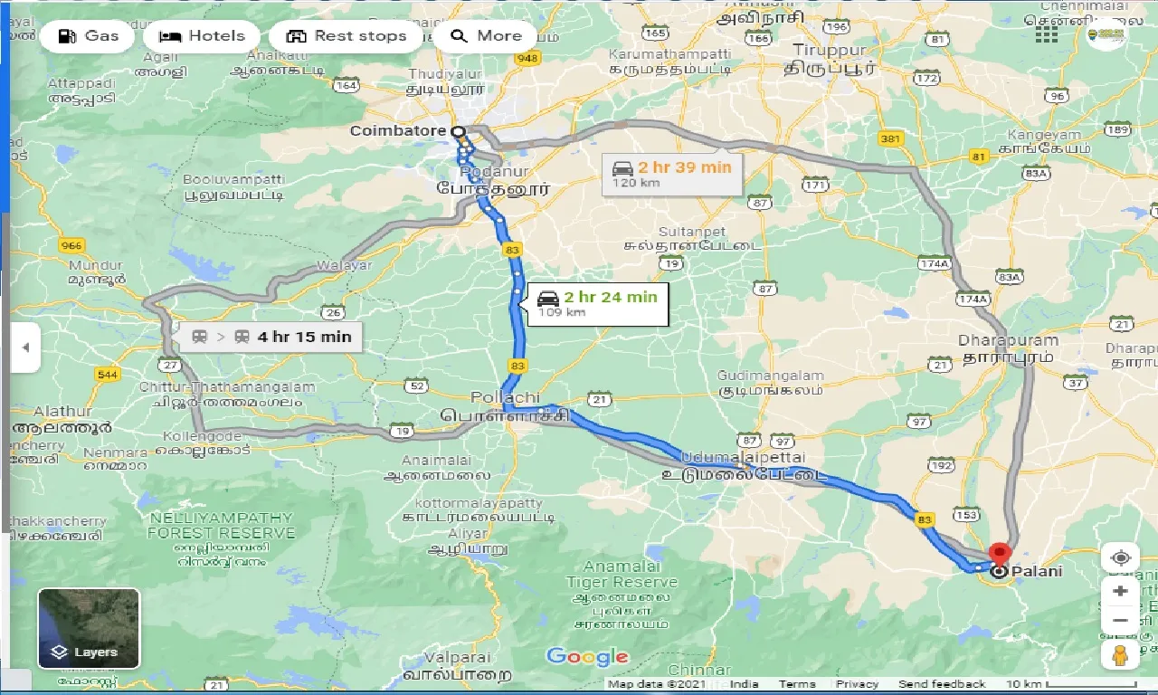 coimbatore-to-palani-one-way
