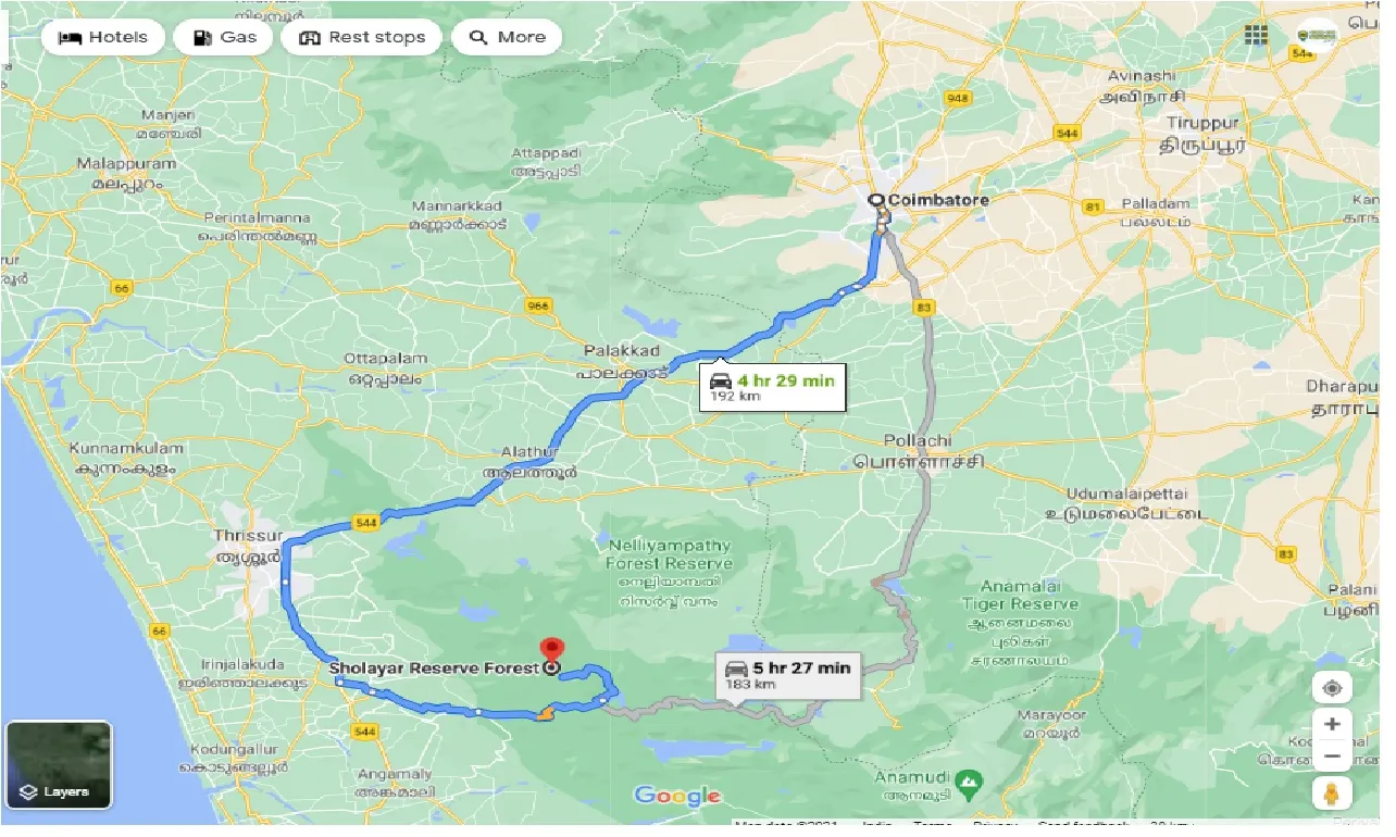 coimbatore-to-sholayar-reserve-forest-taxi