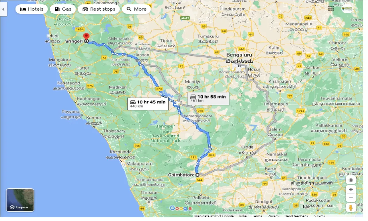 coimbatore-to-sringeri-one-way