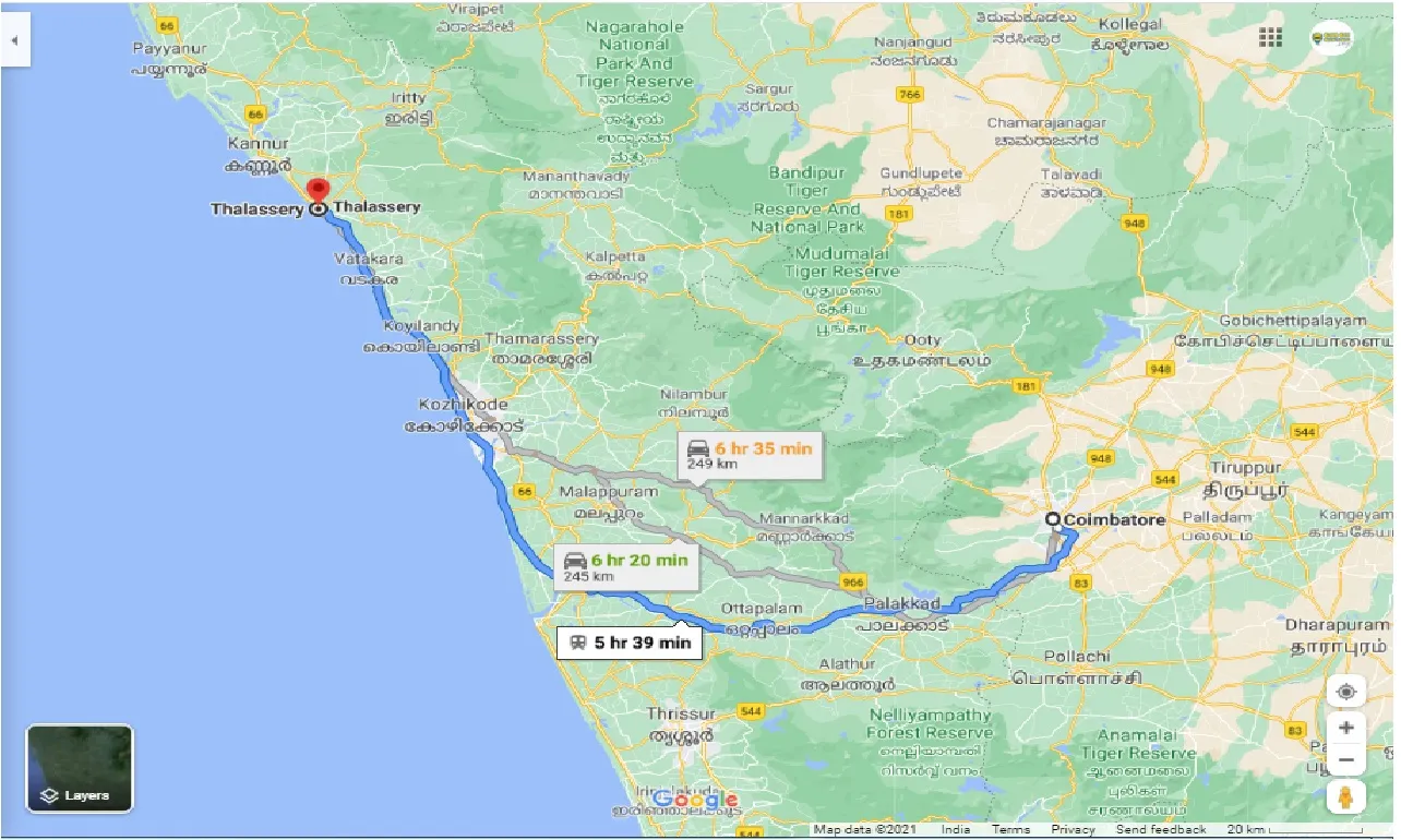 coimbatore-to-thalassery-one-way