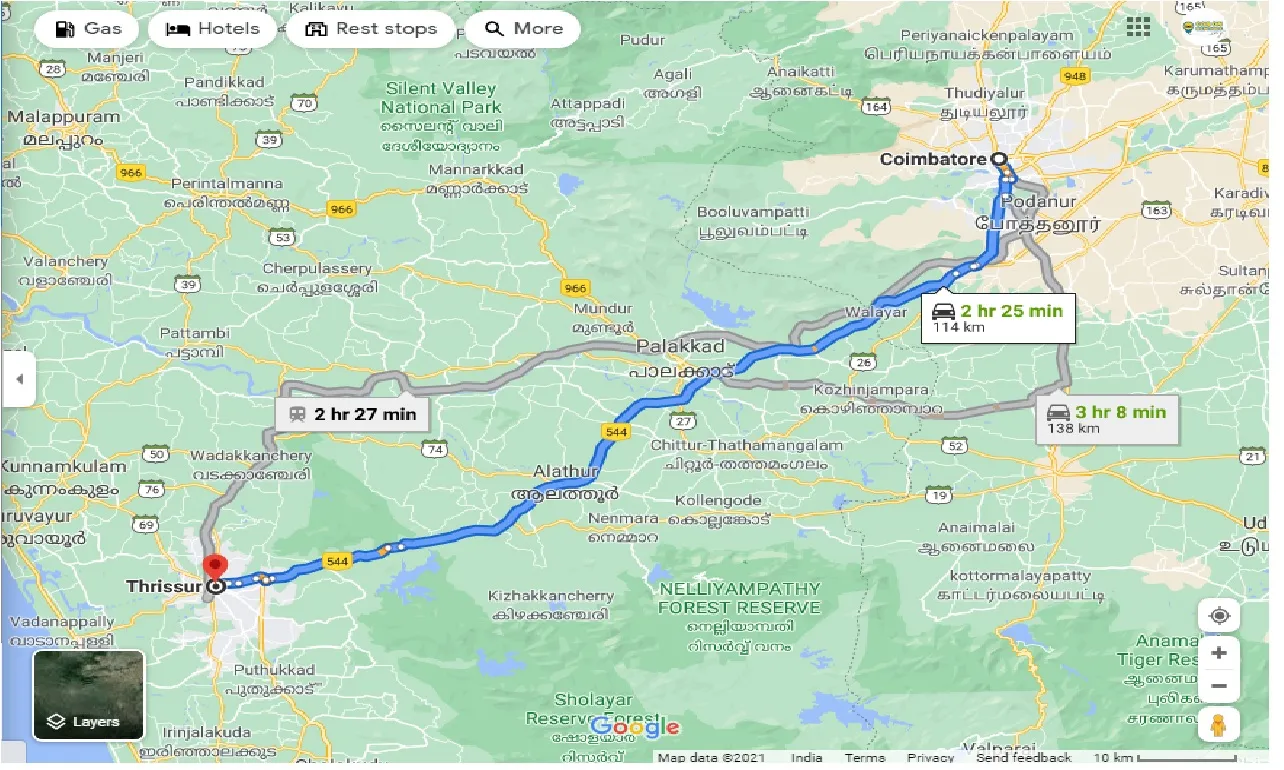coimbatore-to-thrissur-one-way