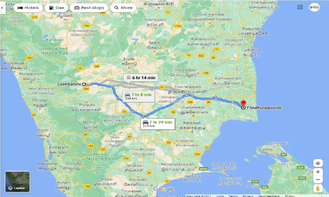 coimbatore-to-thruthuraipoondi-cabs