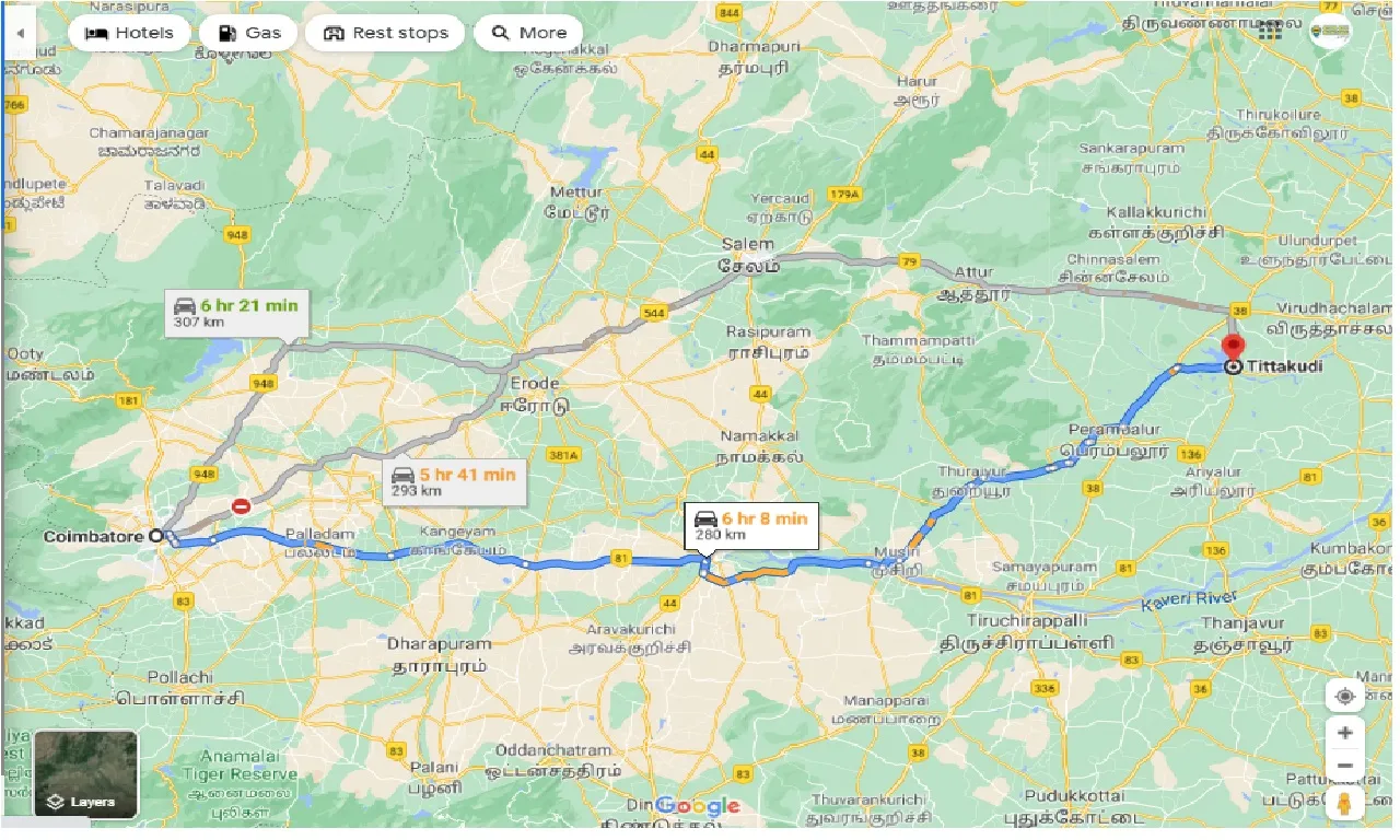 coimbatore-to-tittakudi-taxi