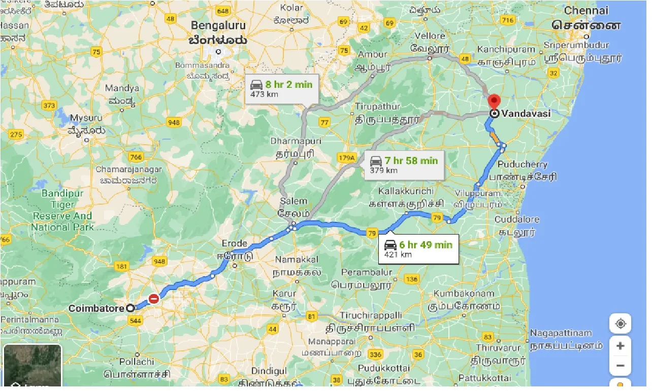 coimbatore-to-vandavasi-one-way