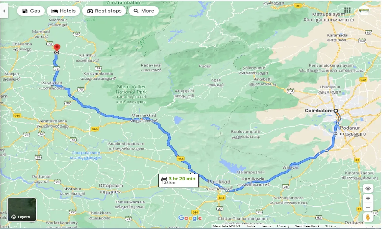 coimbatore-to-wandoor-one-way