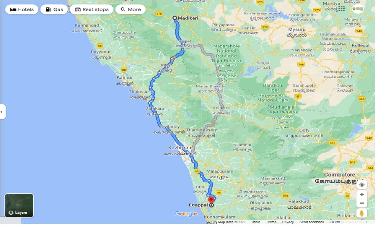 coorg-to-edappal-round-trip