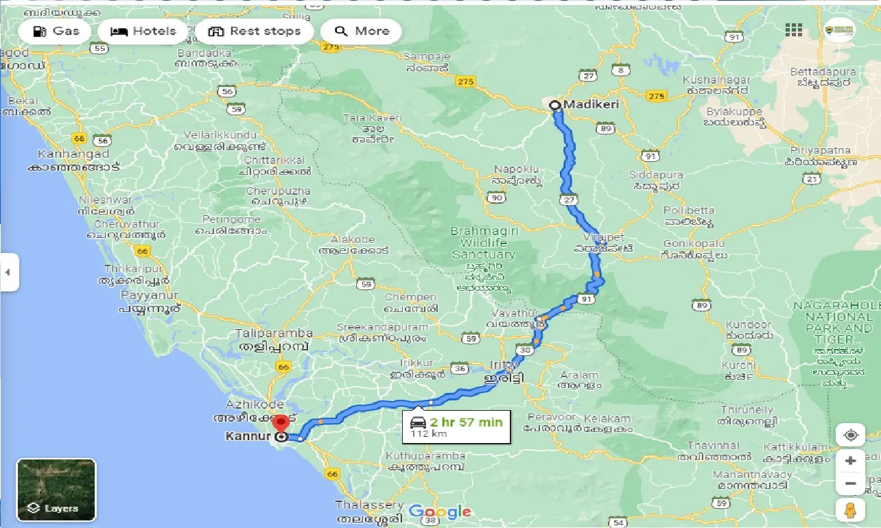 coorg-to-kannur-one-way
