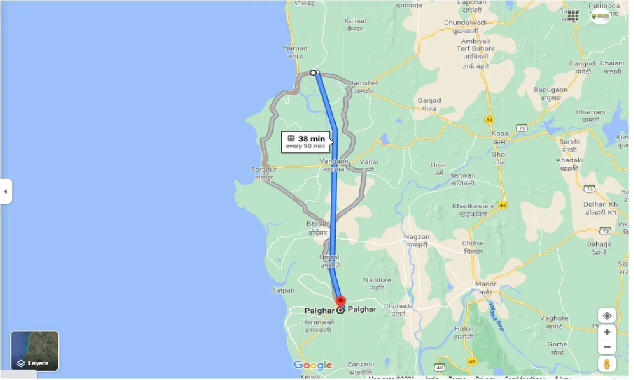 dahanu-to-palghar-round-trip