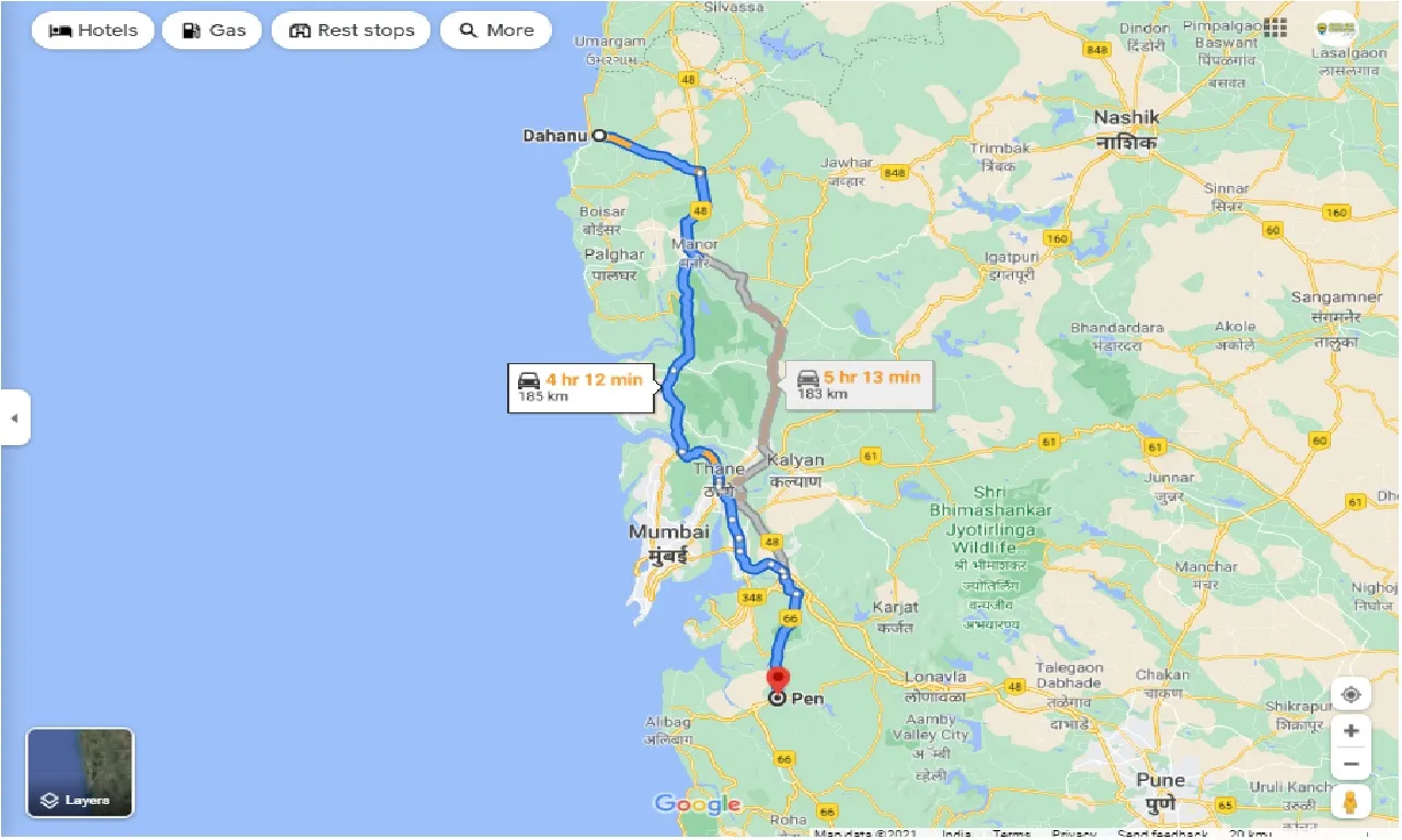 dahanu-to-raigad-round-trip