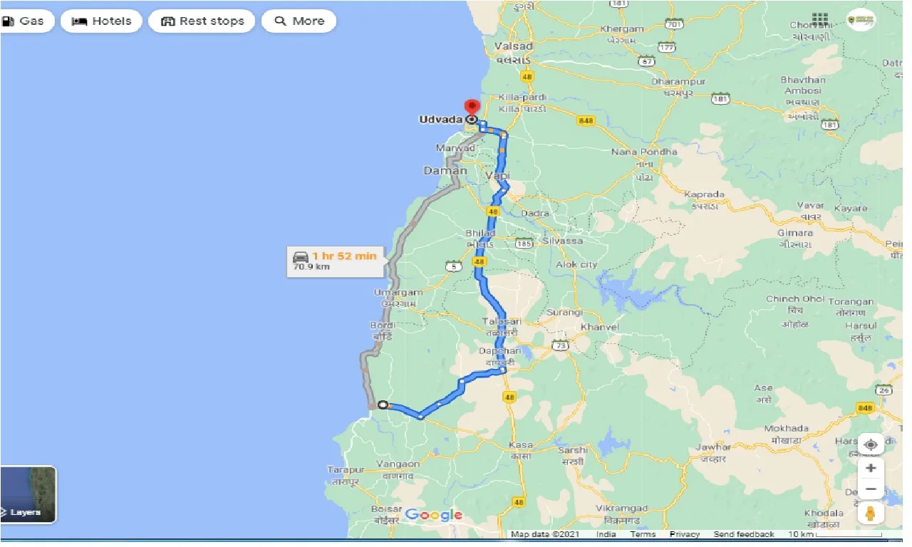 dahanu-to-udvada-round-trip