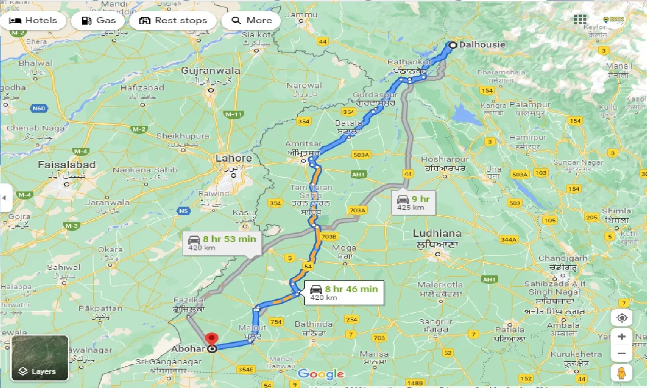 dalhousie-to-abohar-taxi