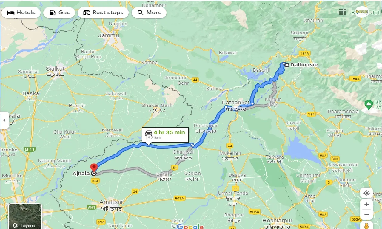 dalhousie-to-ajnala-one-way