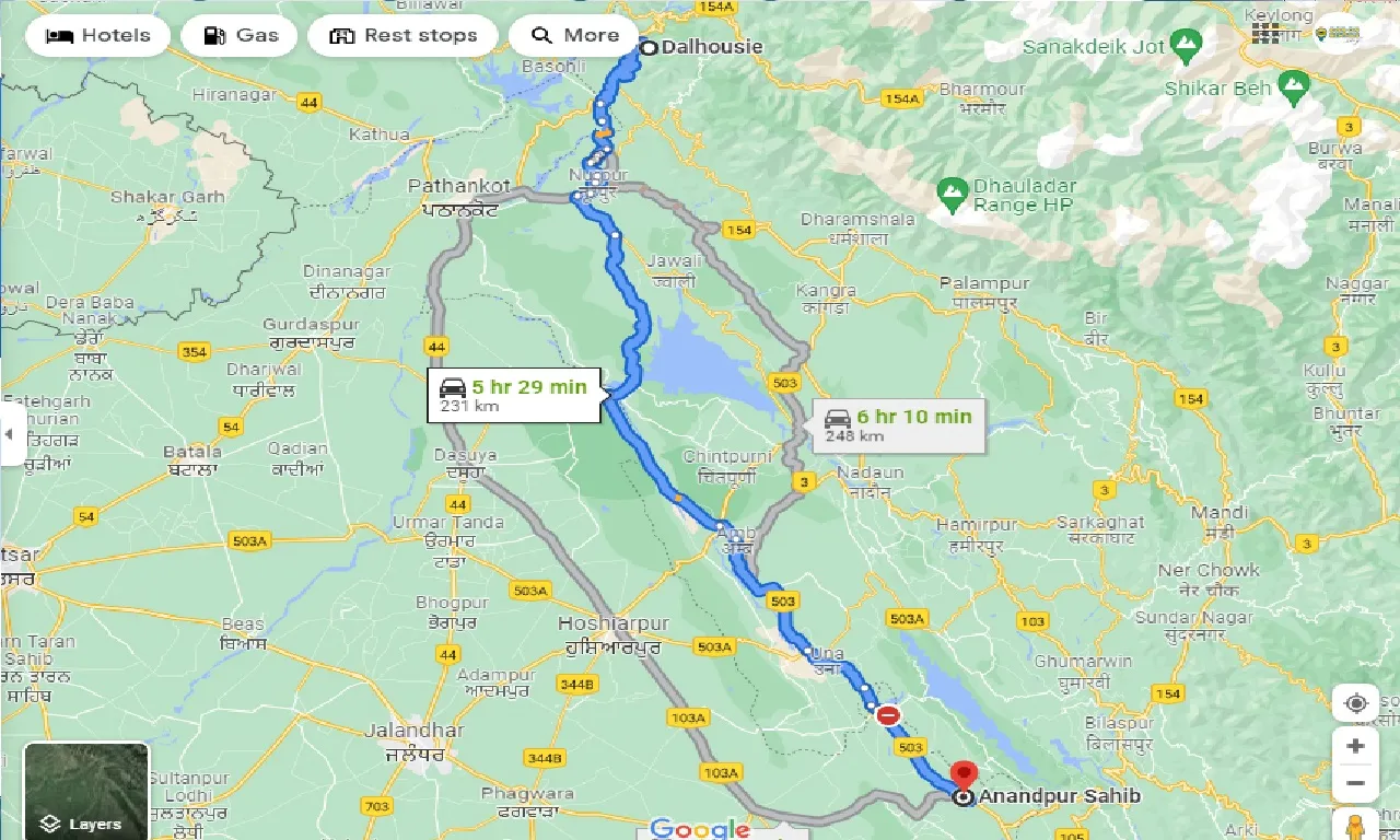 dalhousie-to-anandpur-sahib-one-way