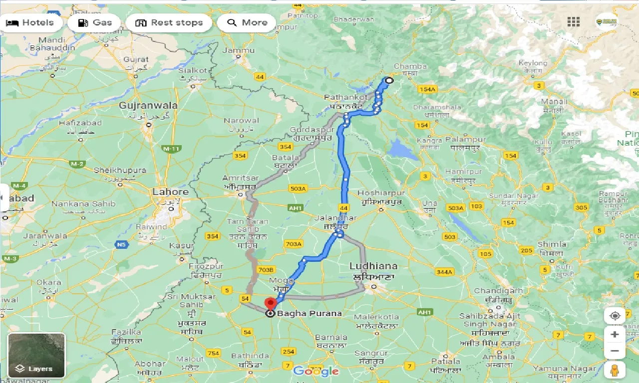 dalhousie-to-bagha-purana-taxi
