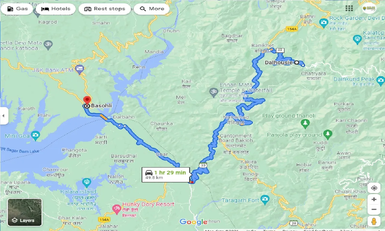 dalhousie-to-basohli-taxi