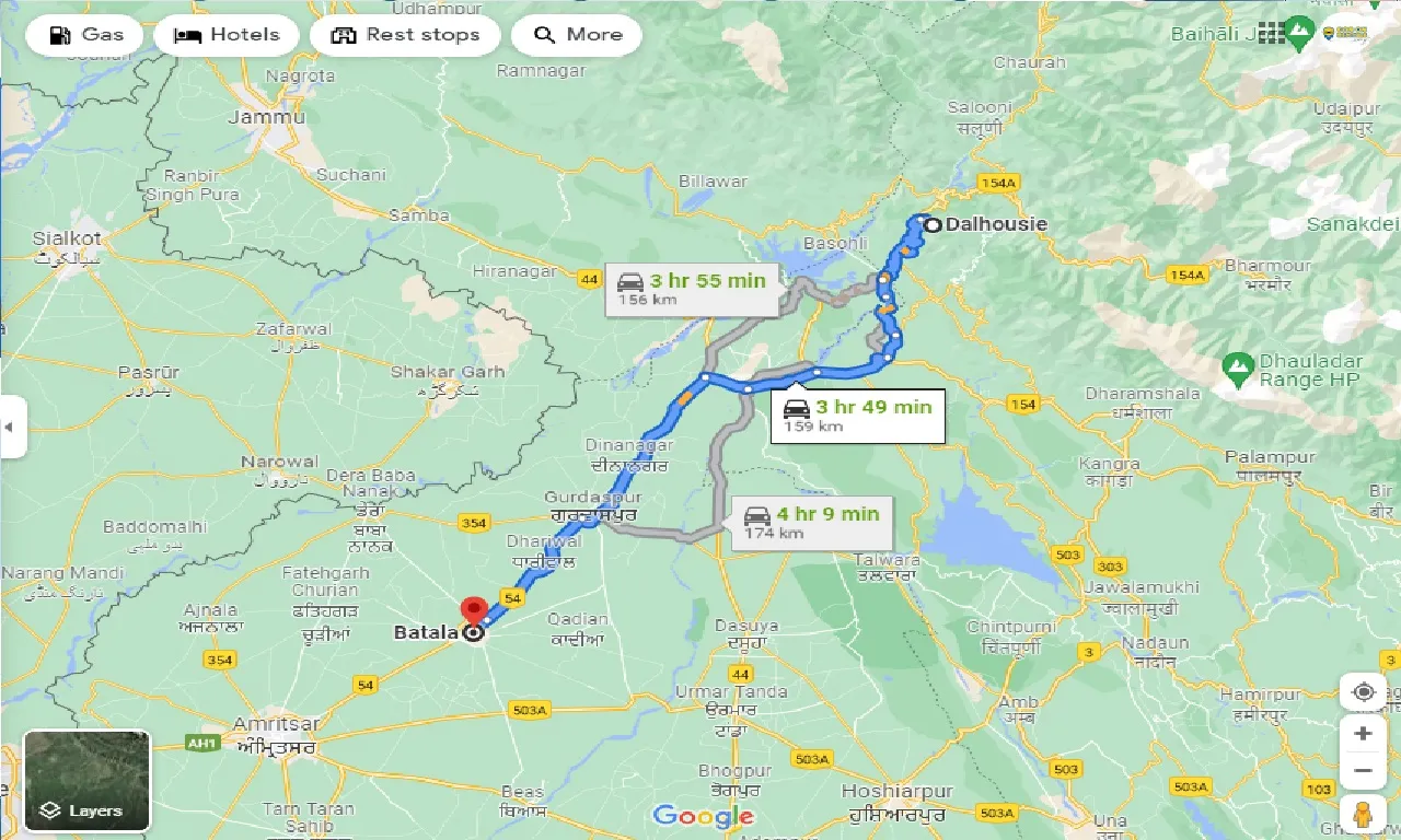 dalhousie-to-batala-taxi