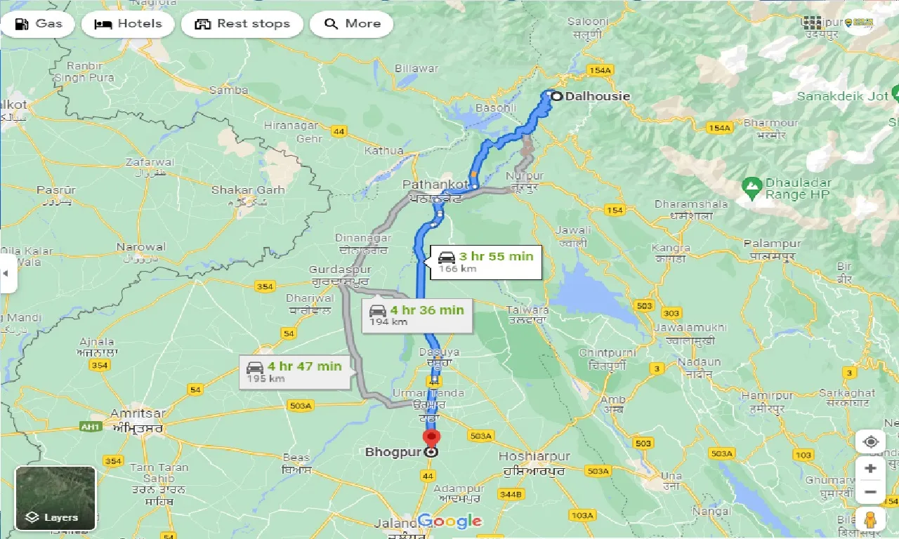 dalhousie-to-bhogpur-taxi