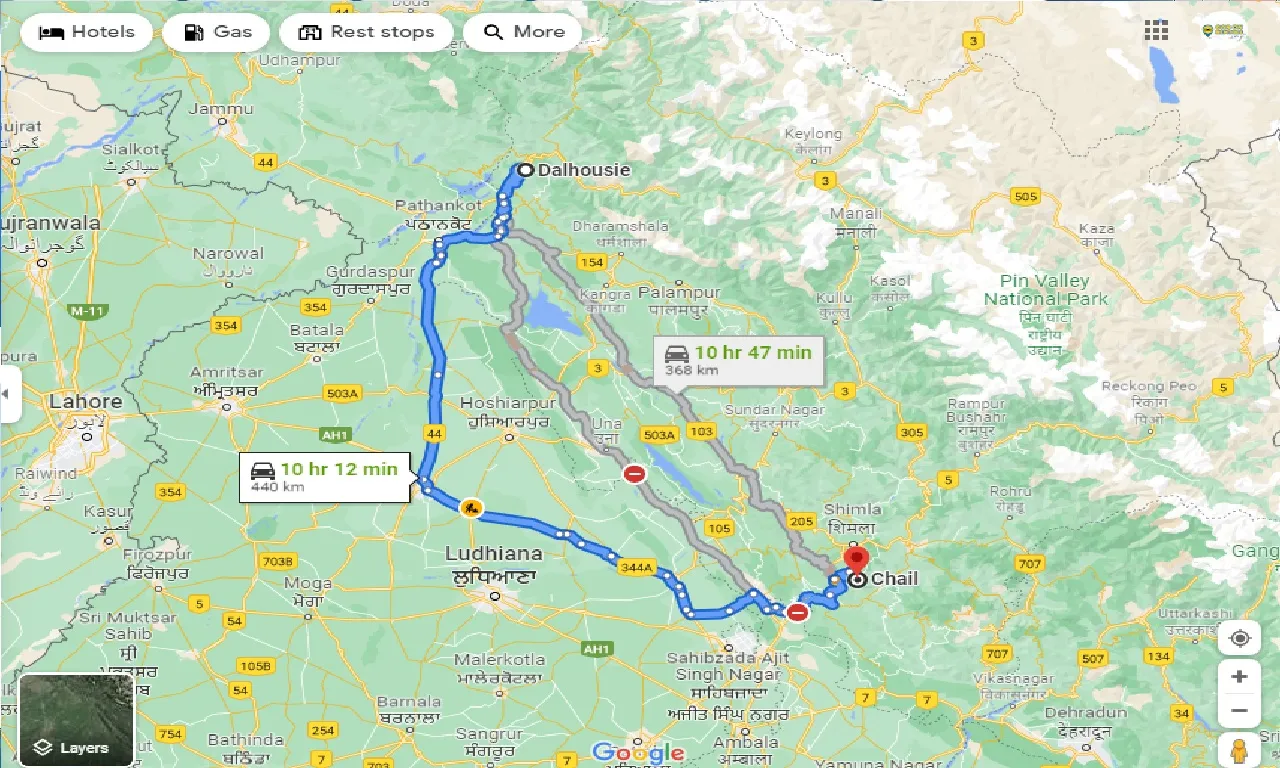 dalhousie-to-chail-one-way