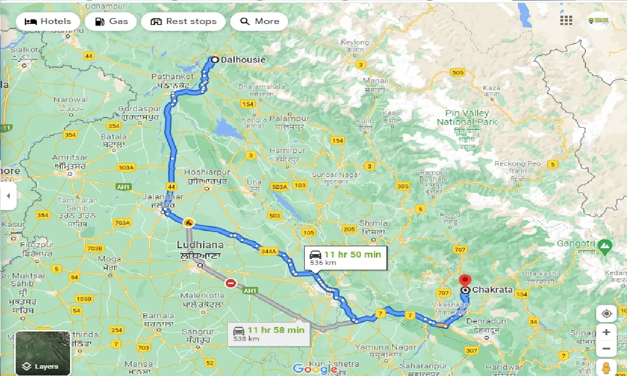 dalhousie-to-chakrata-one-way