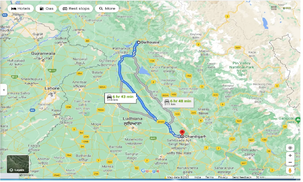 dalhousie-to-chandigarh-one-way