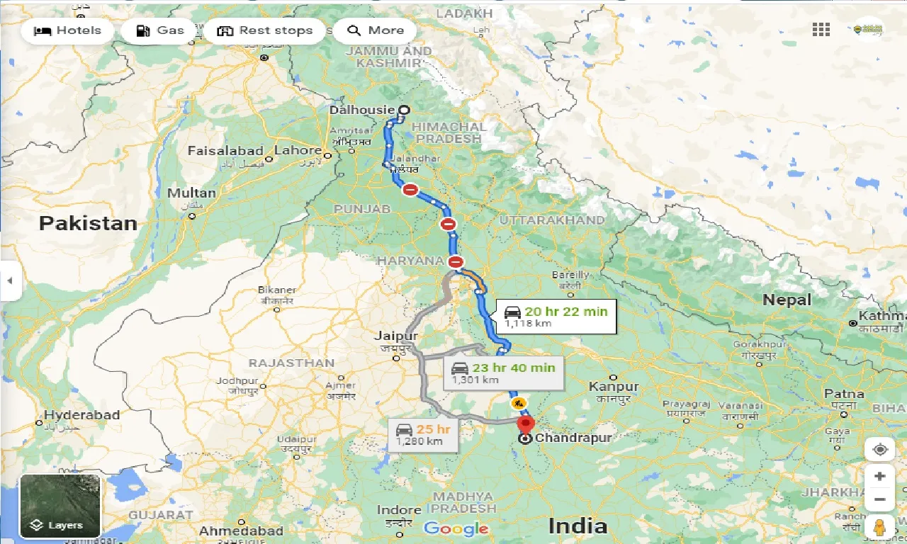 dalhousie-to-chandrapur-one-way