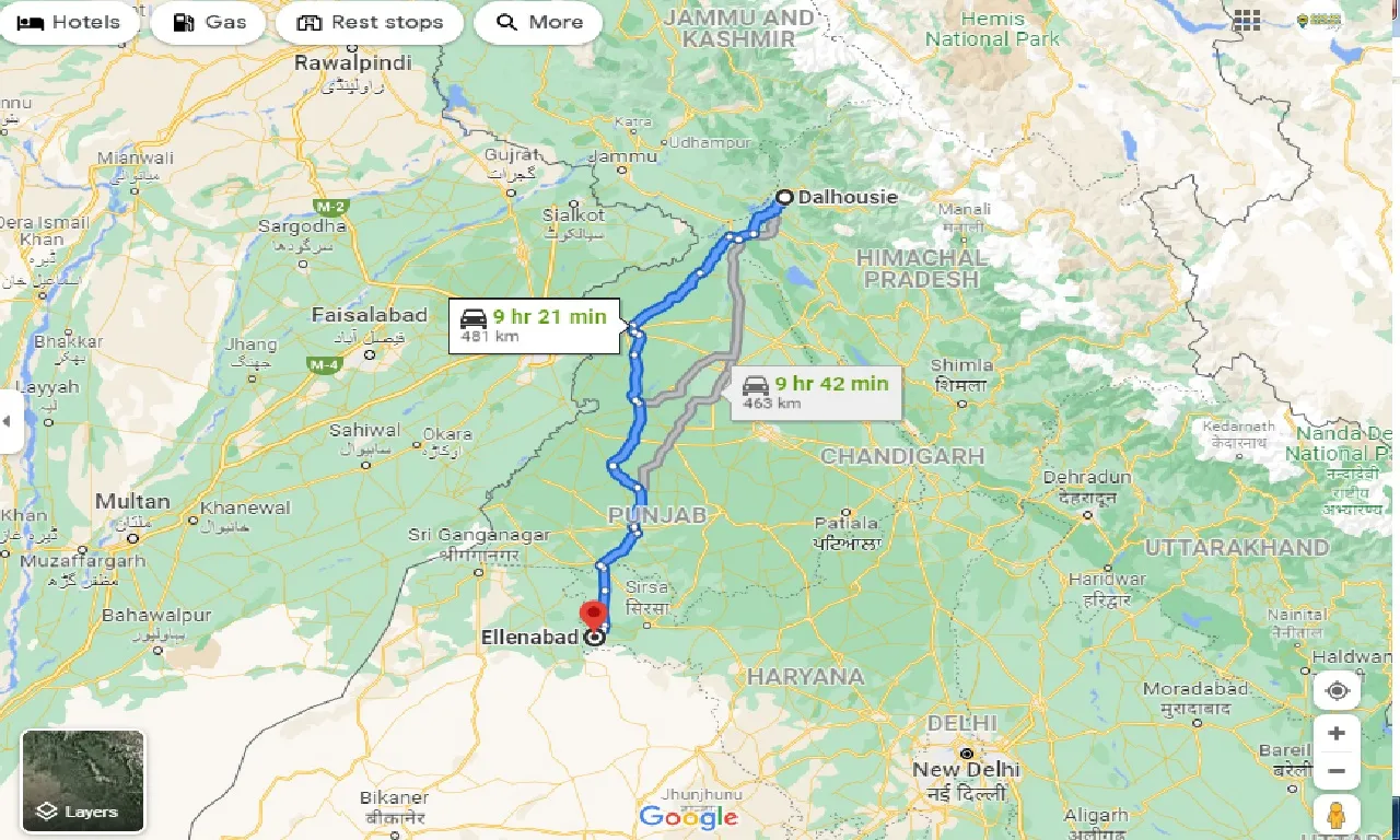 dalhousie-to-ellenabad-taxi