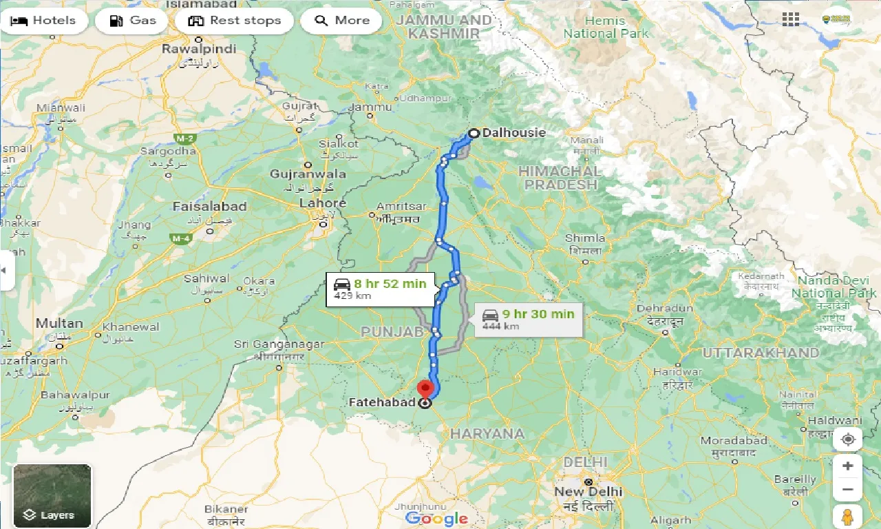dalhousie-to-fatehabad-one-way