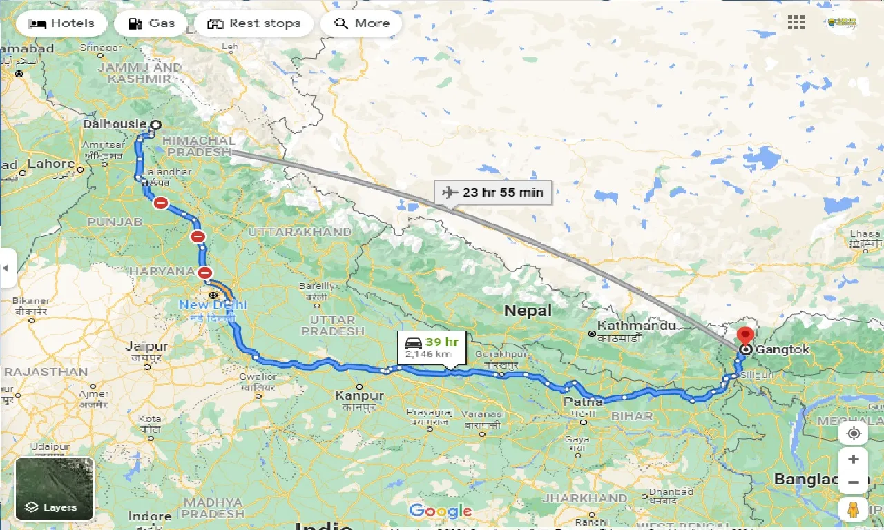 dalhousie-to-gangtok-one-way