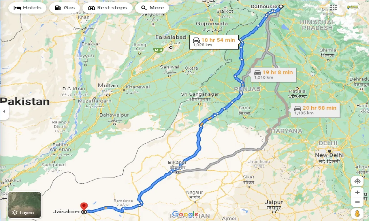 dalhousie-to-jaisalmer-one-way